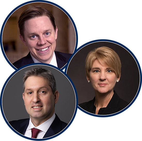 John Ashbrook, Chad Golder, Stacey Hughes