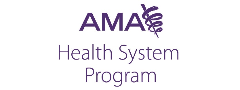 American Medical Association Health System Program Logo